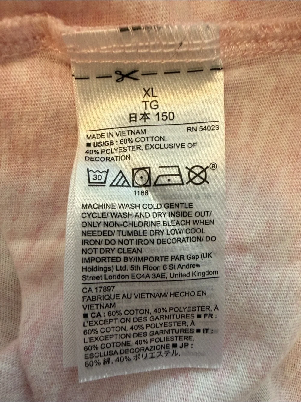 GAP light pink